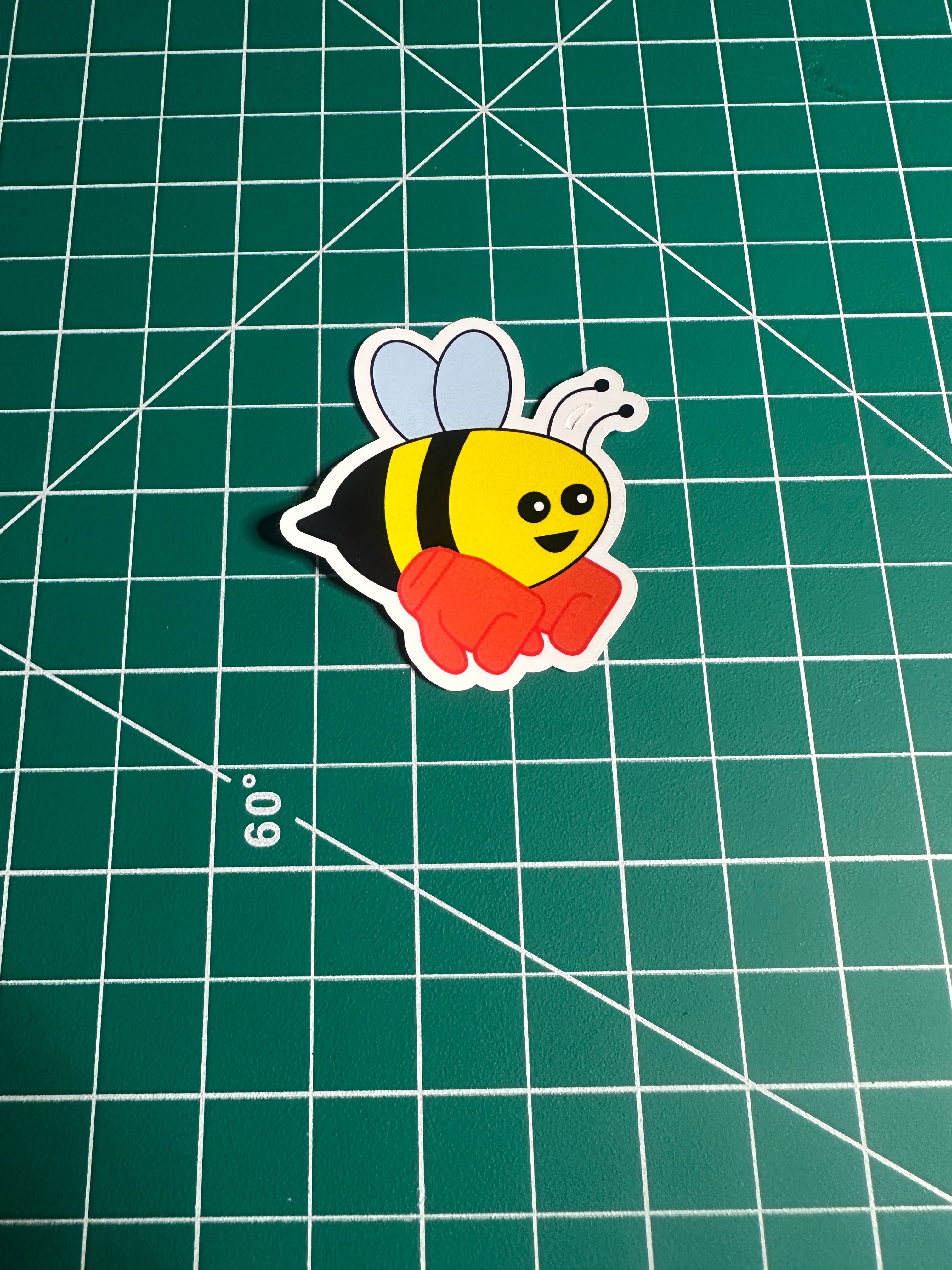 Boxer Bee Sticker or Magnet